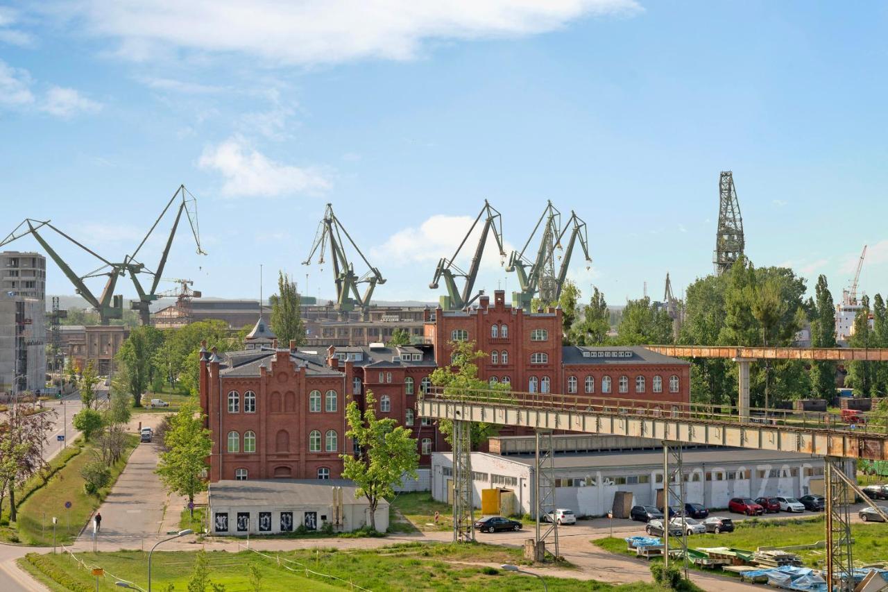 Flatbook - City Center Apartments Doki Living Gdańsk Eksteriør bilde
